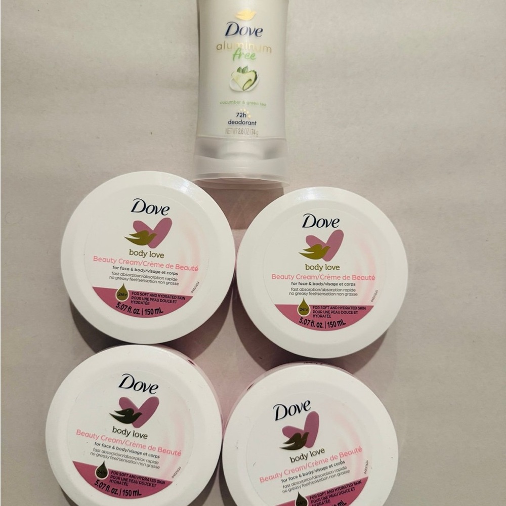 Dove self-care and moisturizing bundle